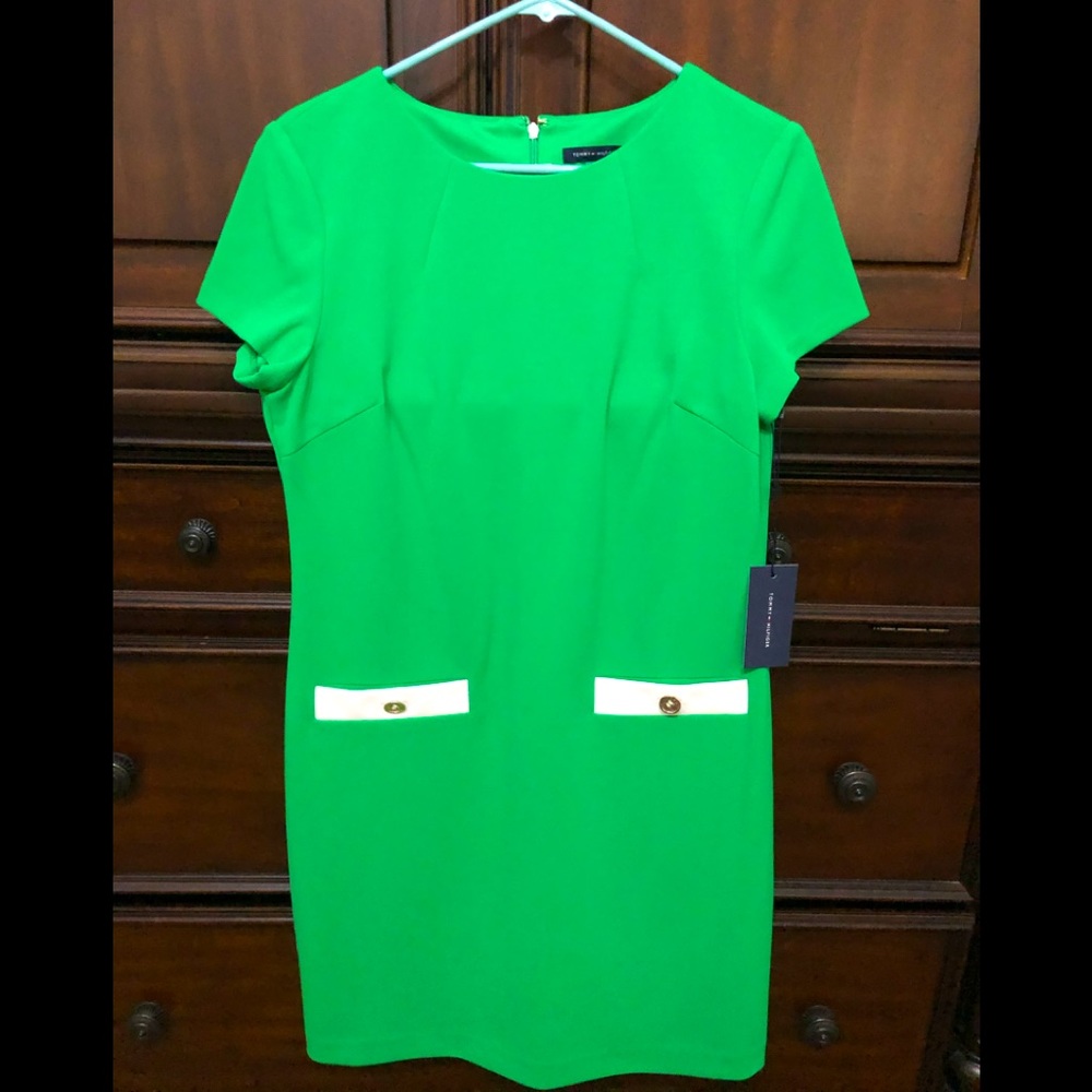 NWT Kelly green Tommy Hilfiger dress